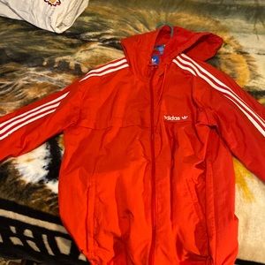 Adidas Red windbreaker